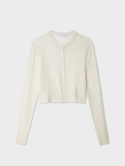 Superfine Cashmere Button Cardigan