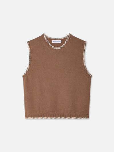Cotton Blanket Trim Tank