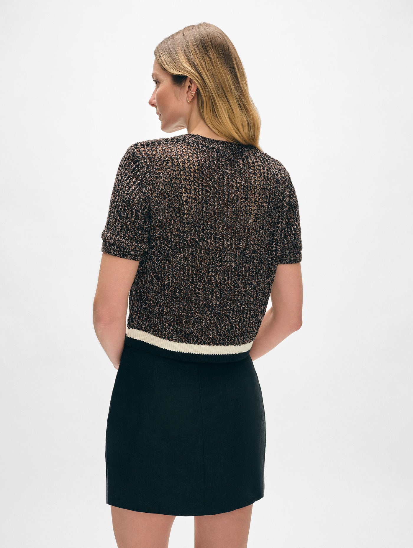 Cotton Mesh T-Shirt