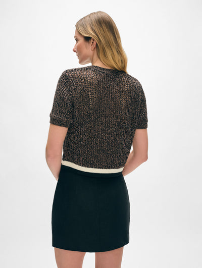 Cotton Mesh T-Shirt