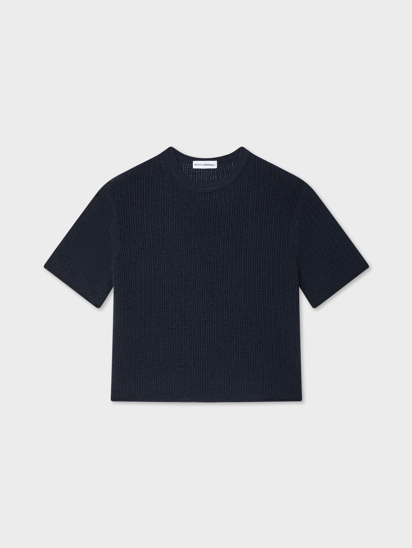Cashmere Waffle Mesh Tee