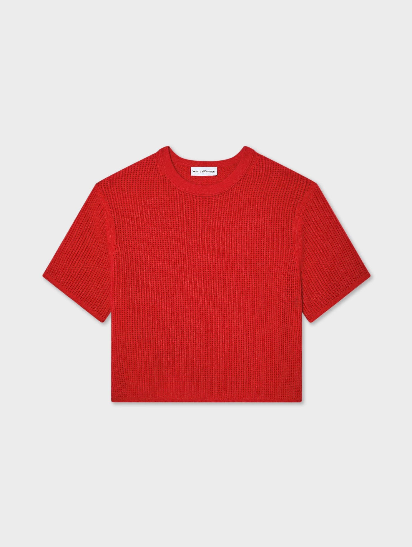 Cashmere Waffle Mesh Tee